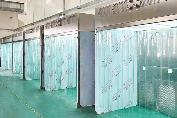Dispensing booth/sampling booth